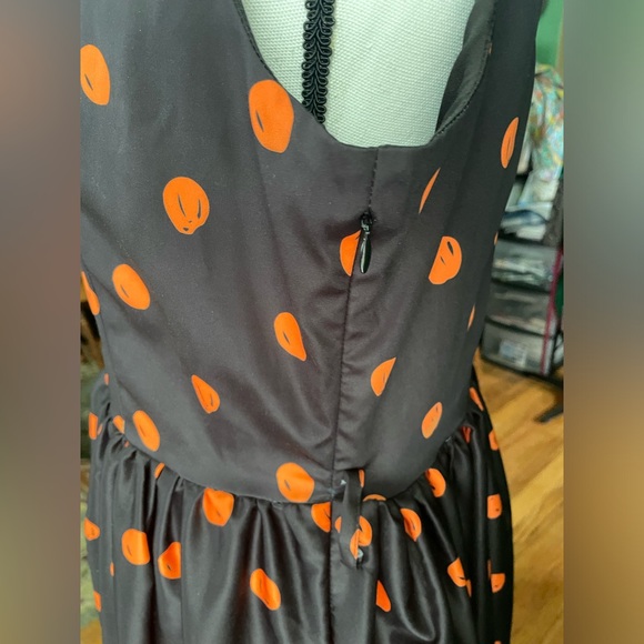XL Lindy Bop Halloween Retro Pumpkin Dress (altered, see description) - Picture 3 of 6